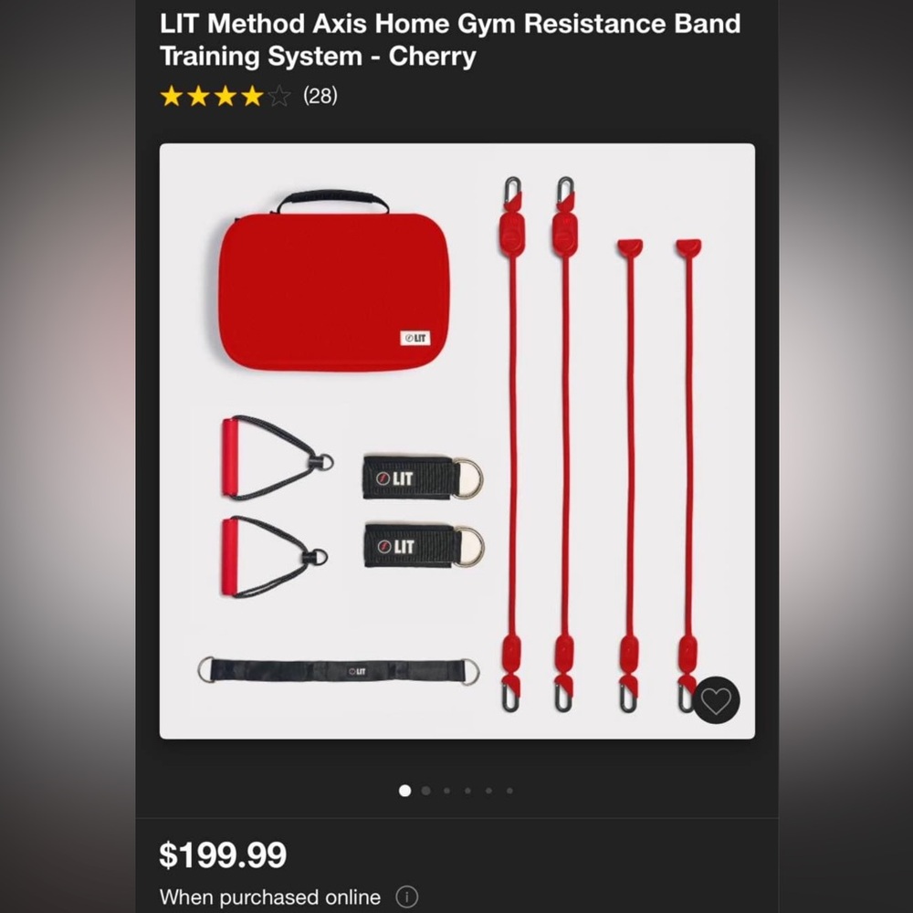 LIT method - worlds smallest at home gym. Still new and in box!